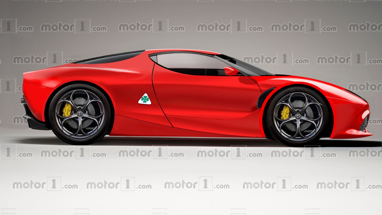 Alfa Romeo 8C render tries to predict the 700-HP coupe