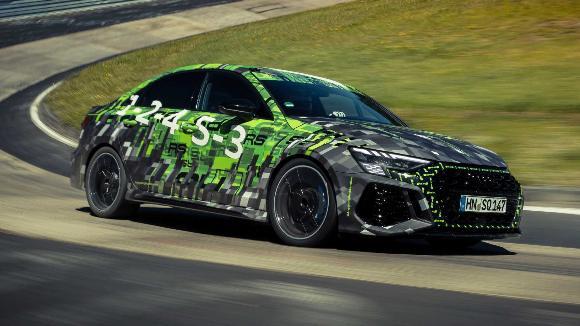 Audi RS3 Sedan sets Nurburgring lap record for compact cars