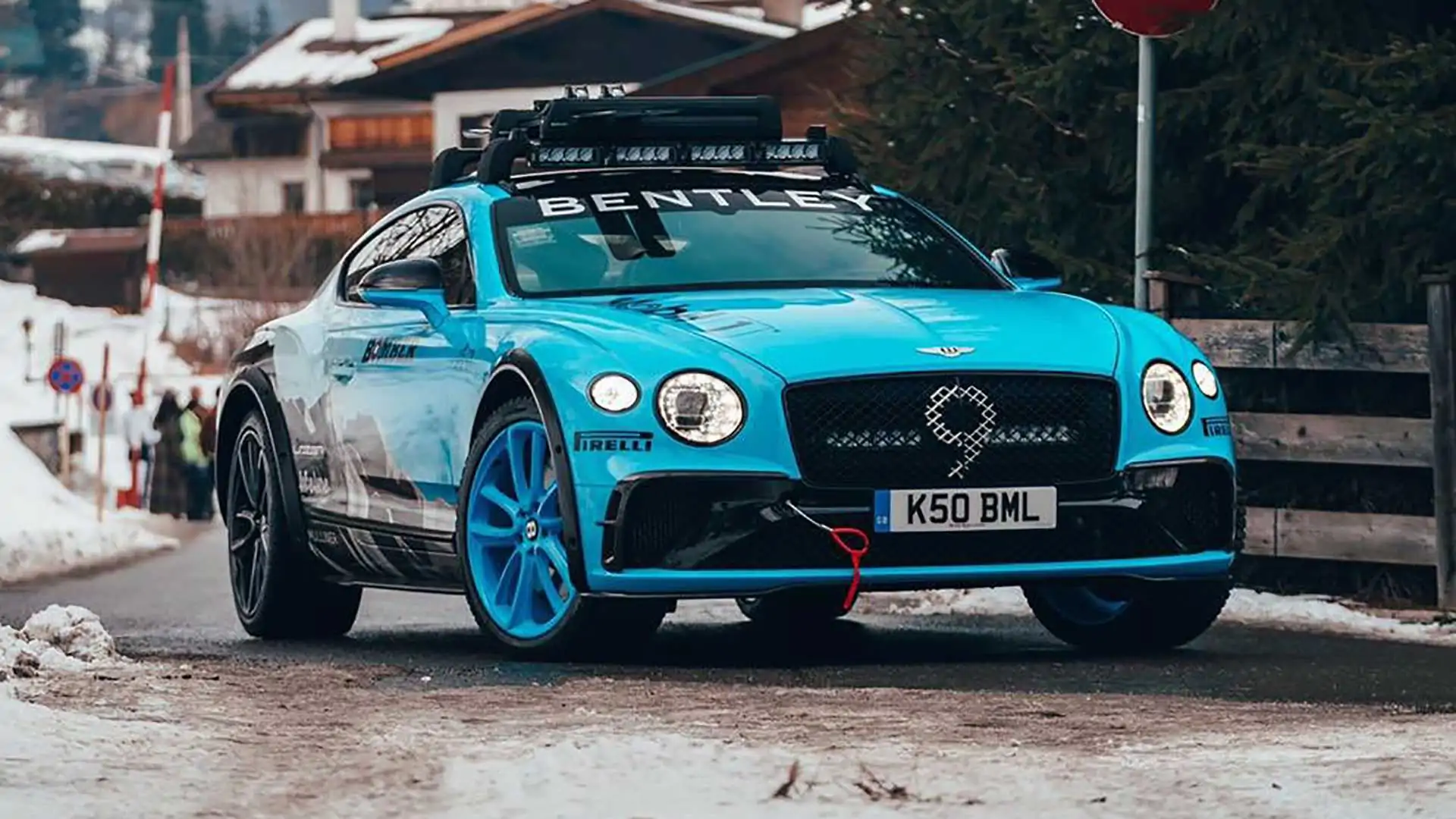 Bentley Teases Rally-Ready Continental GT From Austria