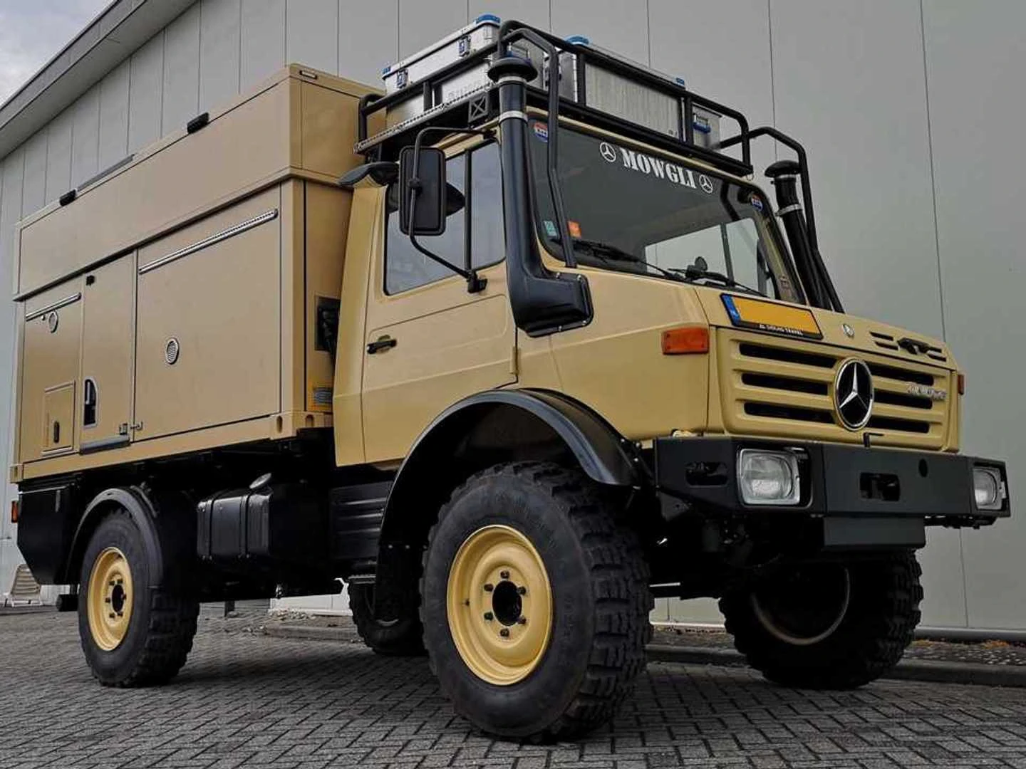 Unimog Pop-Top Expedition Camper Towers Above All at 11.6-Feet Tall