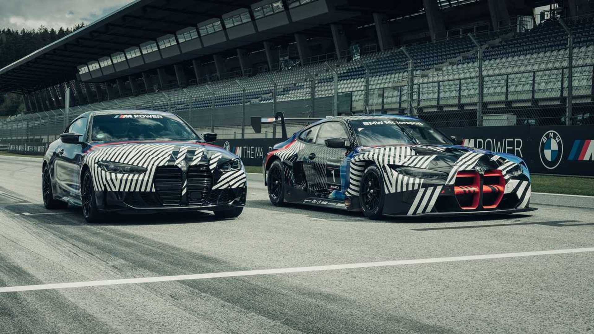 Is the BMW M4's huge grille any better on the GT3 Race Car?