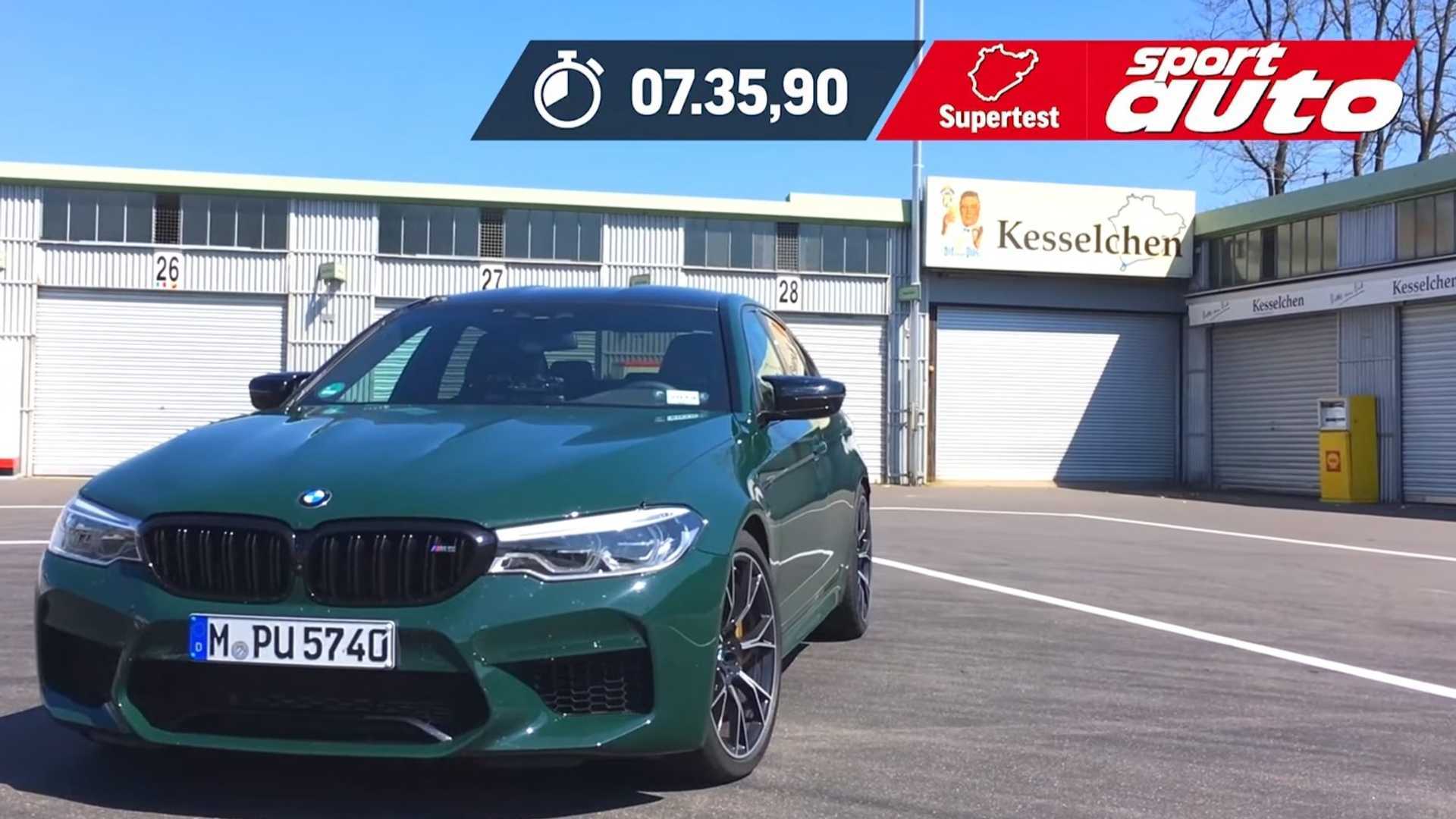 BMW M5 Competition Laps The Nurburgring In A Remarkable 7.35