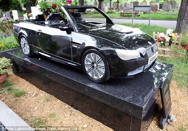 A dedicated BMW fan from the grave