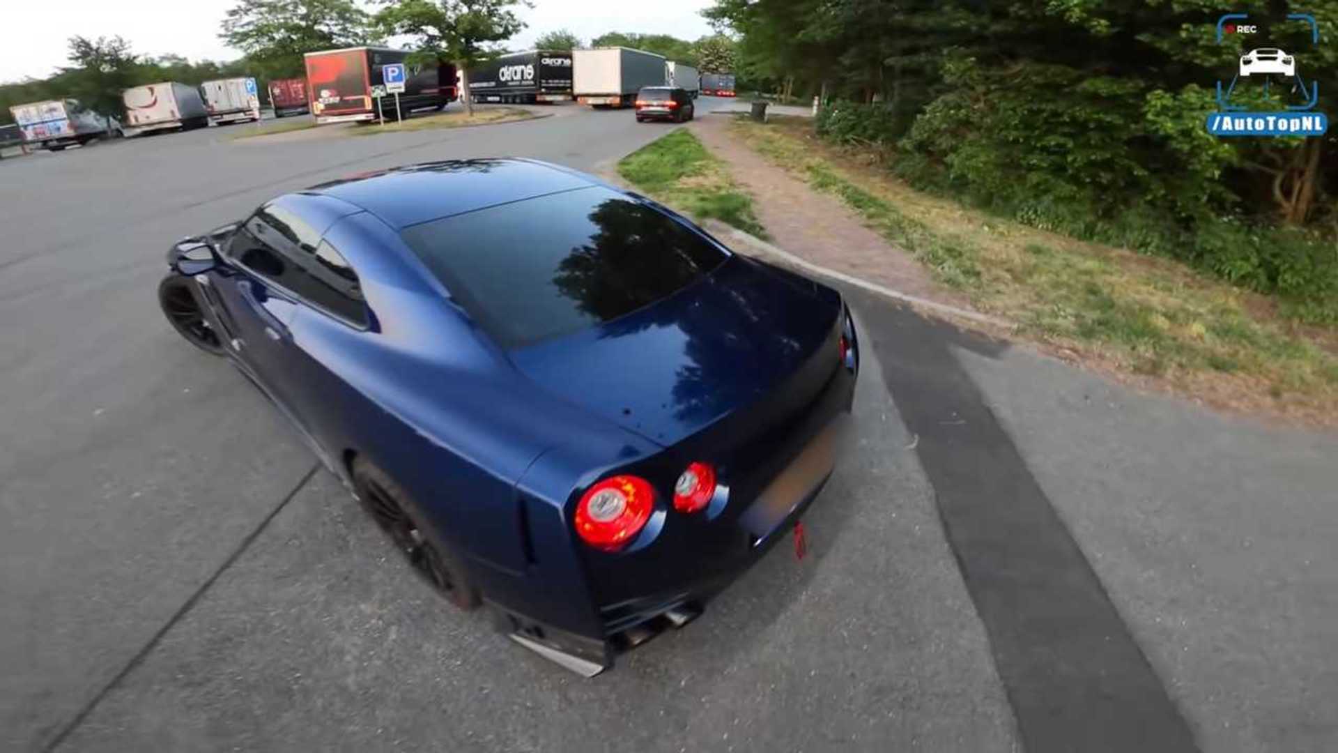 You can see the 1,400-HP Nissan GT-R hit 209 MPH on The Autobahn