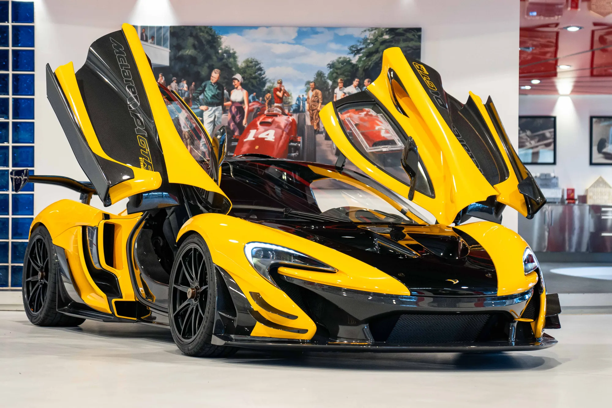 This McLaren P1 GTR street legal McLaren P1 GTR can be parked in your driveway for $4.3M