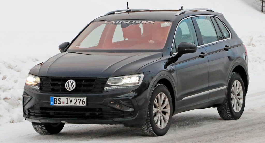 2021 VW Tiguan GTE plug-In Hybrid Spied Facelift