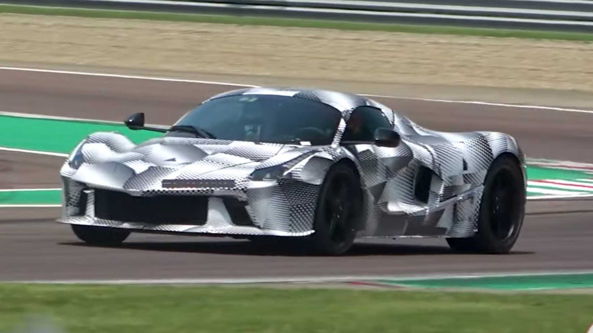 Ferrari Hypercar Mule Spied Making Wonderful V12 Noises