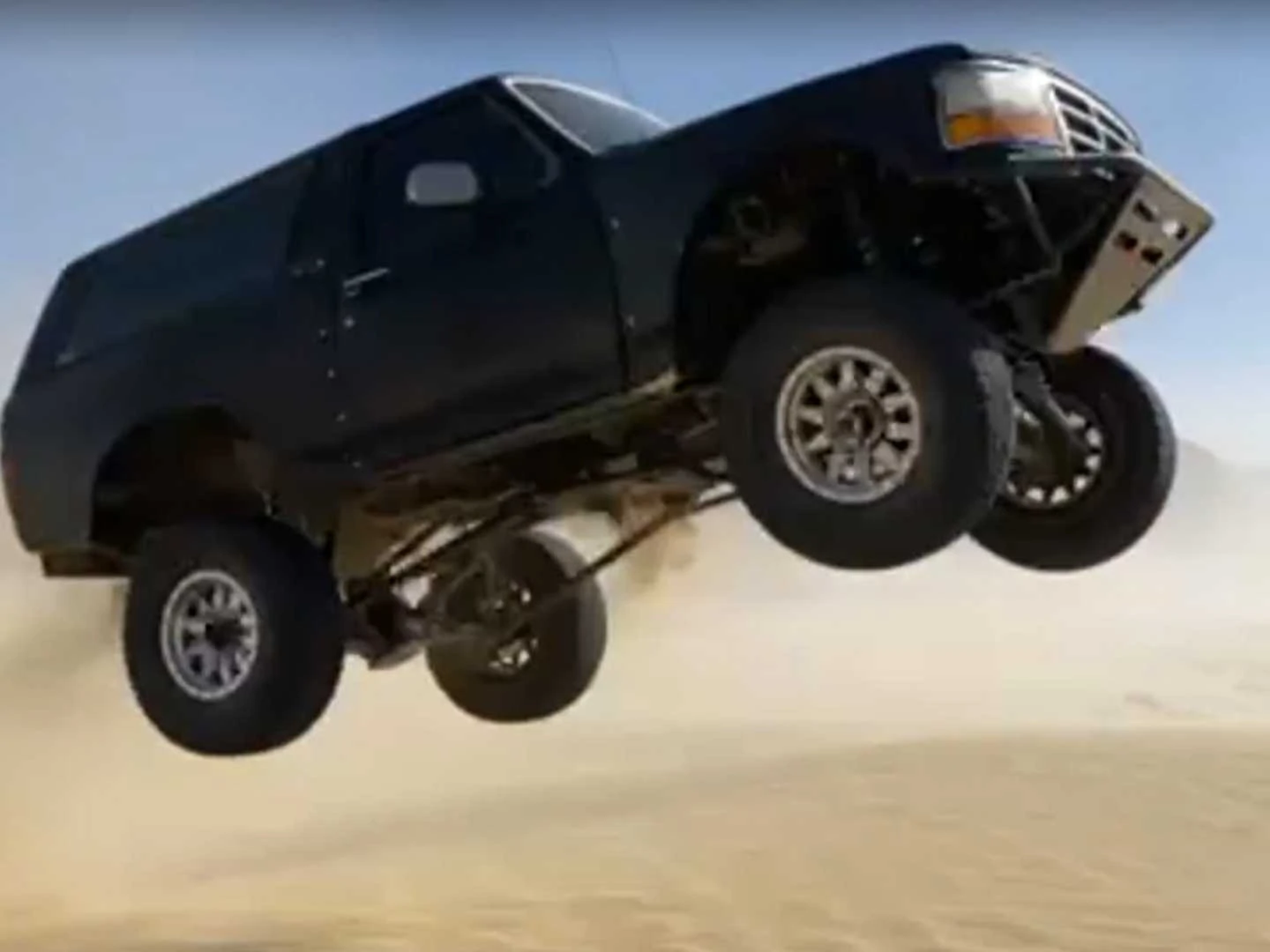 Ford Bronco Sails 110 feet on Sand Dune Jump, Drives 120 miles Home