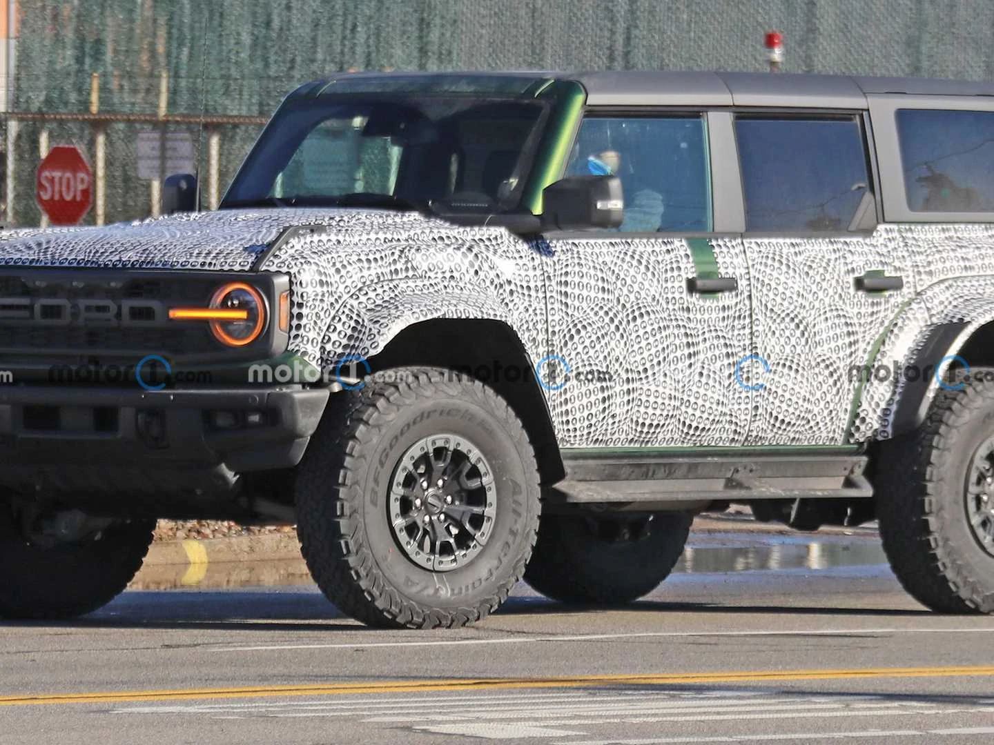 Ford Bronco Raptor Spied In Light Camo, Wears Big Fender Flares