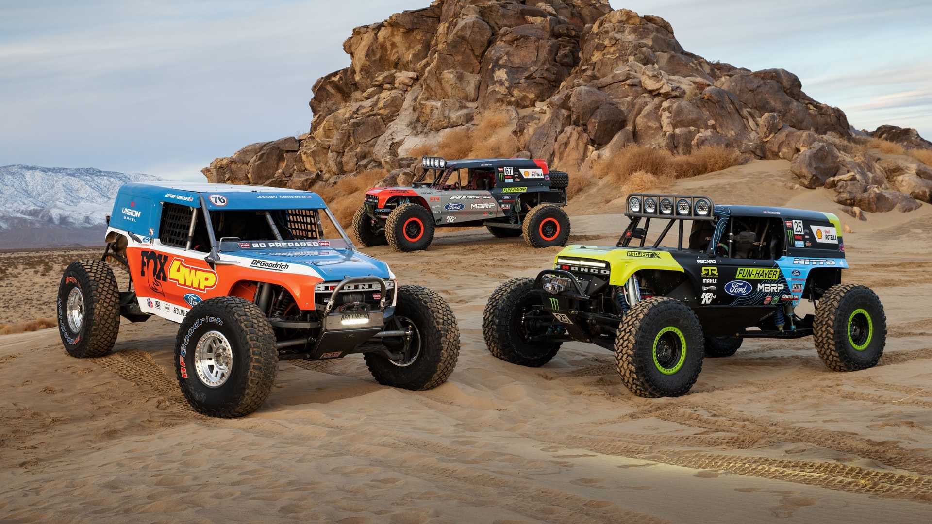 Ford Announces Trio Of Broncos To Participate In King Of The Hammers