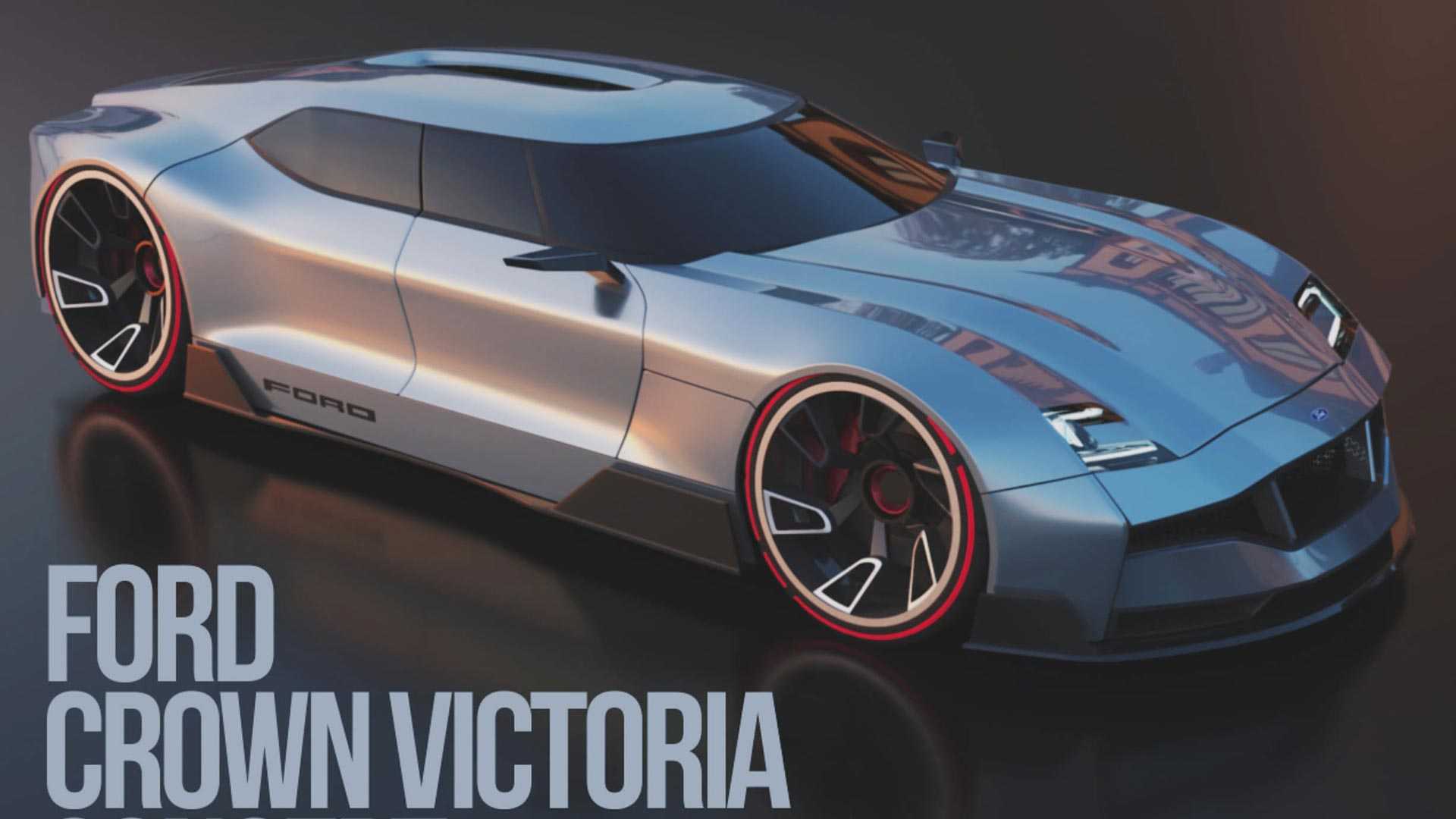 Ford Crown Victoria Concept Revealed as Future Four-Door Coupe