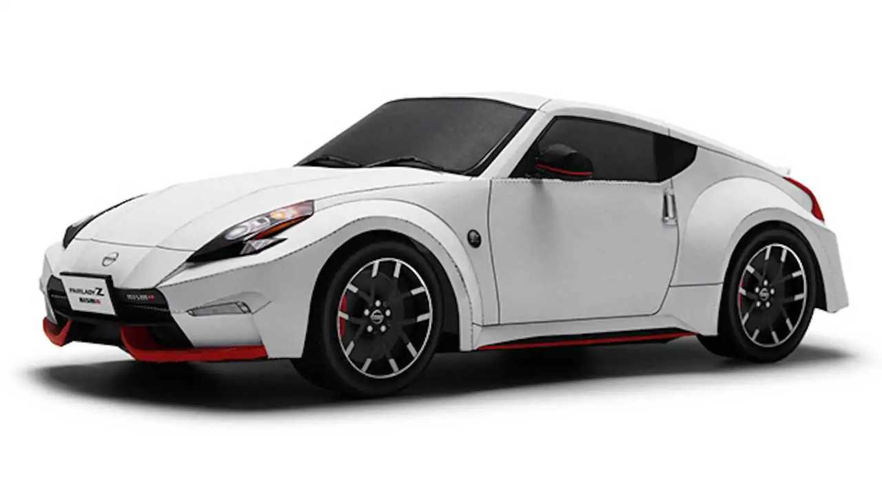 You can build a Nissan 370Z from paper while you wait for the new 400Z