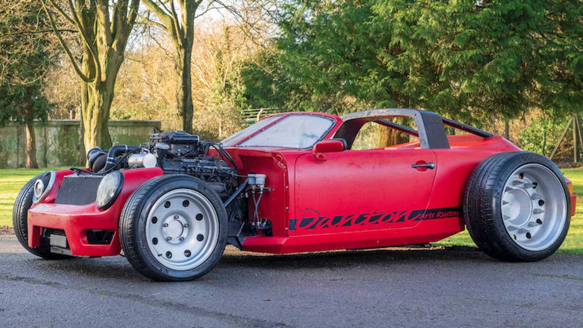 Porsche 911T Hot Rod with Bentley V8 is a Unique Build You Can Purchase