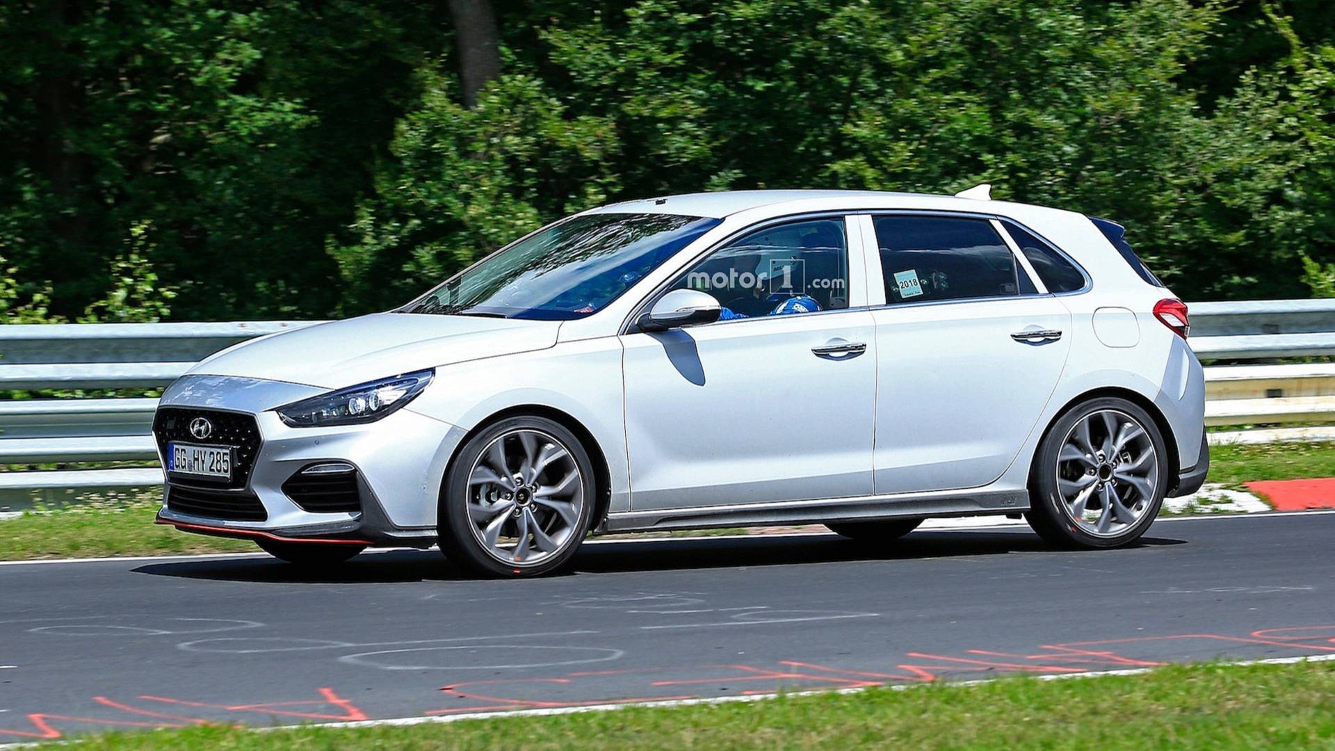 Hyundai i30 N Line Captured Completely Uncovered on The 'Ring