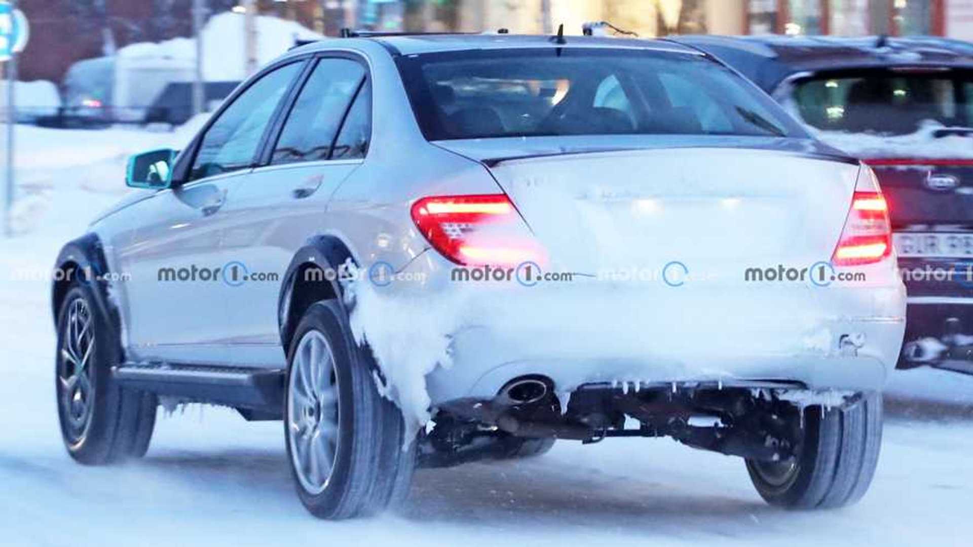 Mercedes SUV Gets Under the High-Riding C Class Body in New Spy Pics