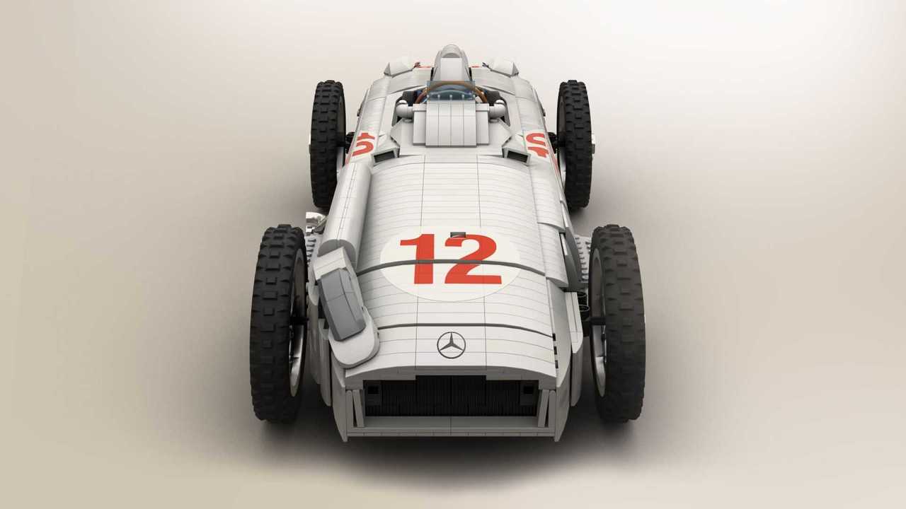 Although this Lego Fangio's Mercedes W196R build isn't official, it should