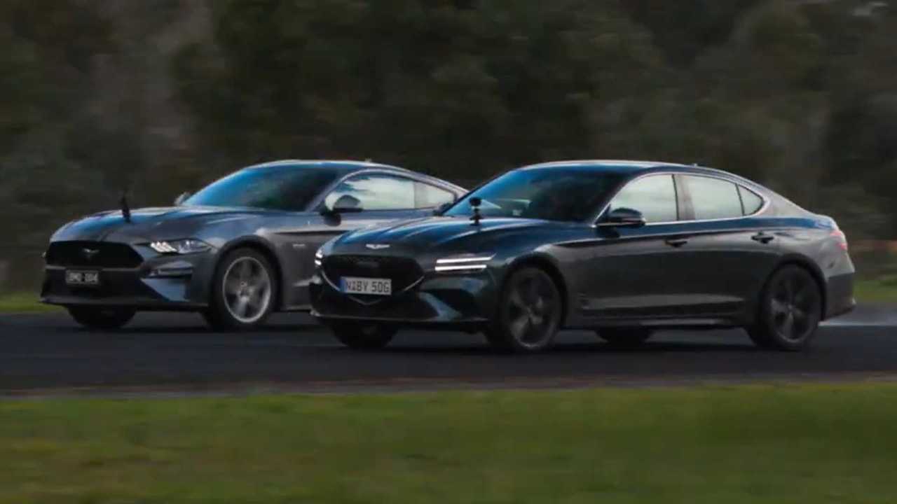 Mustang GT Faces Off Against Genesis G70 In Series Of Drag Races