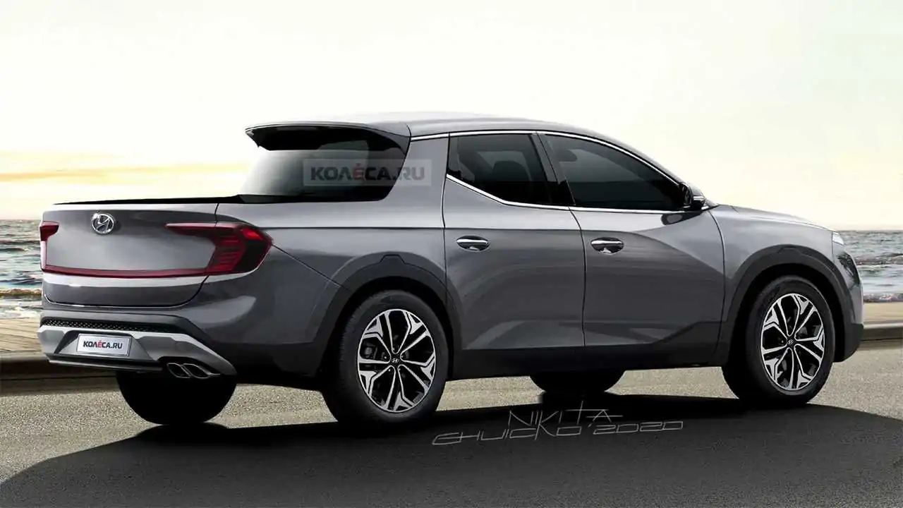 New Hyundai Santa Cruz Renderings Imagine A Hip Pickup Truck