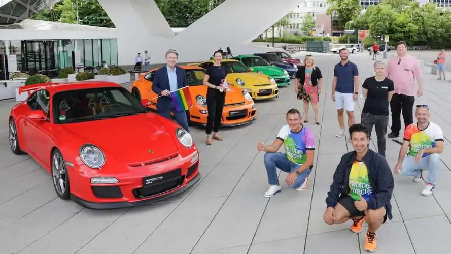 Porsche Celebrates Gay Pride with Rainbow-Colored 911s