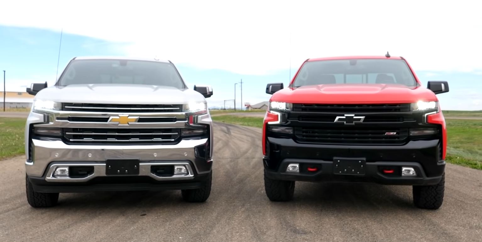 Chevrolet Silverado Trail Boss Drag Races The LTZ Z71