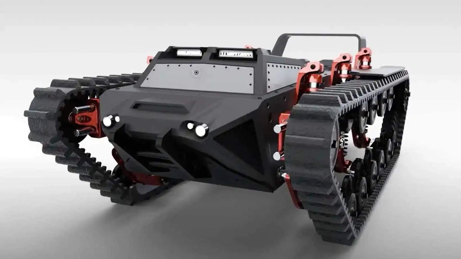 This 1/5 Scale RC tank can go 35 MPH anywhere it wants