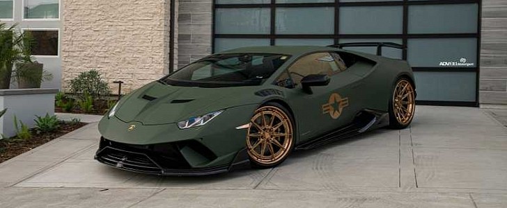 The Tuned Lamborghini Uracan Performante Is Available for Army Duty