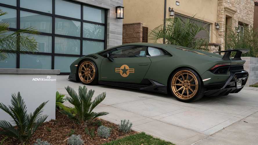 The Tuned Lamborghini Uracan Performante Is Available for Army Duty