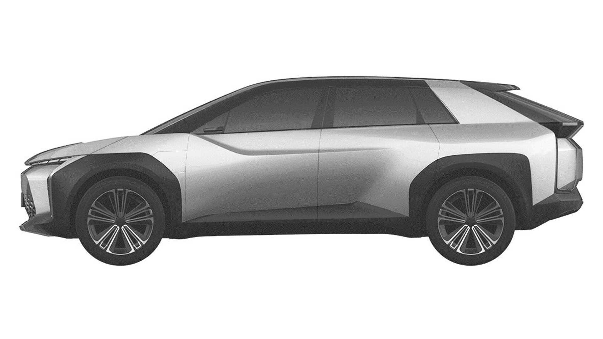 Toyota Midsize Crossover Electric Vehicle Speculatively Rendered Based on Trademark