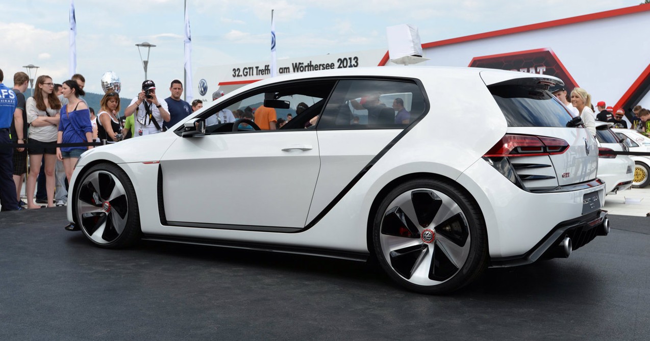 Worthersee 2013, the debut of the Volkswagen Design Vision GTI concept