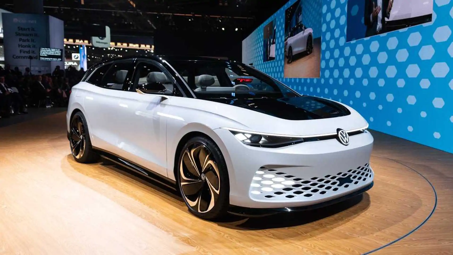 Volkswagen ID Space Vizzion Concept Arrives Previewing Future EV Wagon