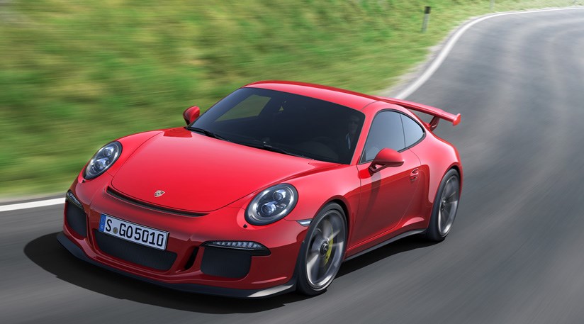 First official photos of the 2013 Porsche 911 GT3 surface