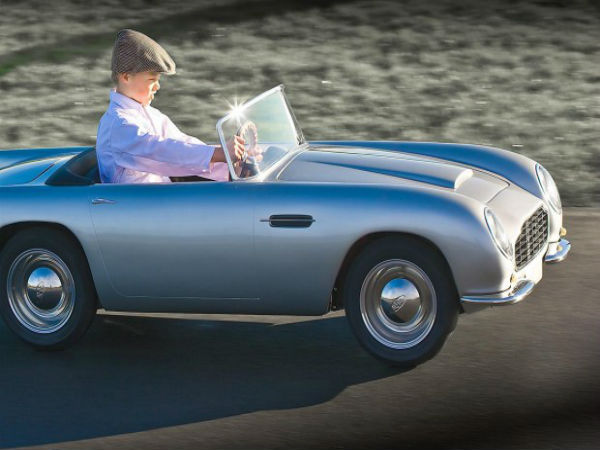 Aston Martin DB Convertible Junior revealed, a 16,500 GBP car that can go 46 mph