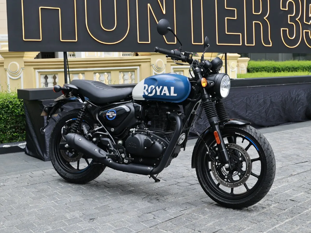 This is what the Royal Enfield Hunter 350 Production Bicycle Will Look Like