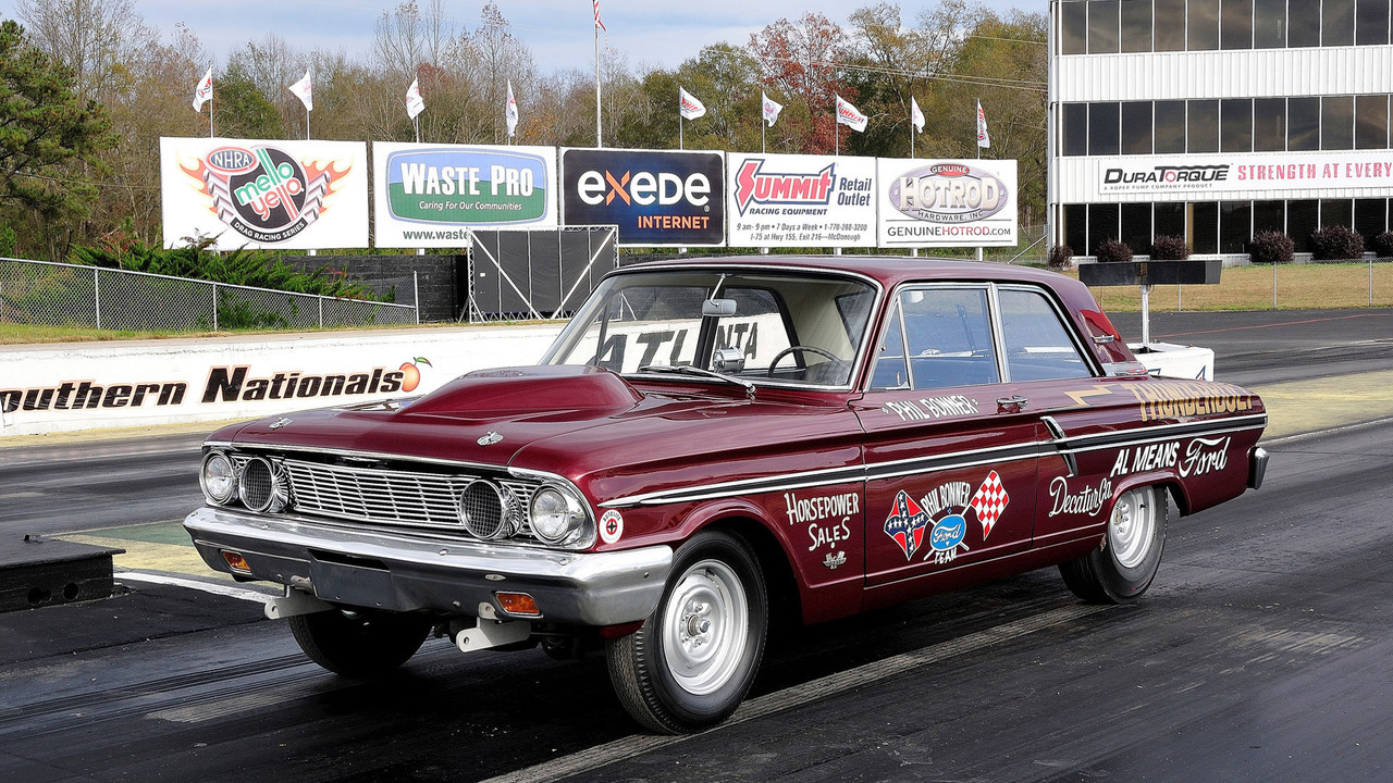 These 3 Factory Drag Cars were built 54 years before the Dodge Demon.