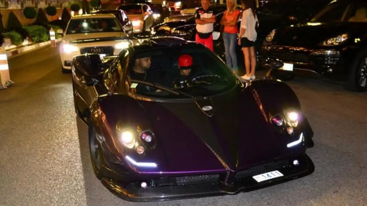 Lewis Hamilton and Pagani Zonda LH are involved in a Monaco accident