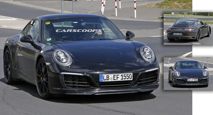 Unmistakable 2016 Porsche 911 facelift (991.2), returns in most revealing spy photos yet