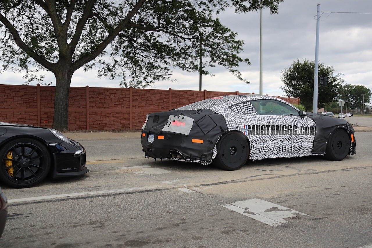 Ford Caught Benchmarking Porsche GT3 For New Mustang Shelby GT350