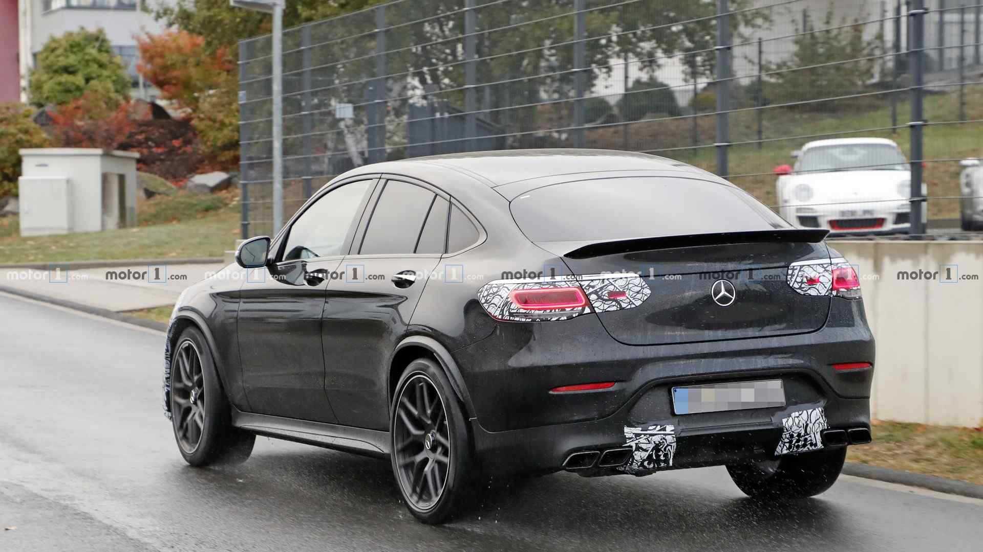 Mercedes-AMG GLC63 Coupe Spotted In Preparation For An Early Facelift