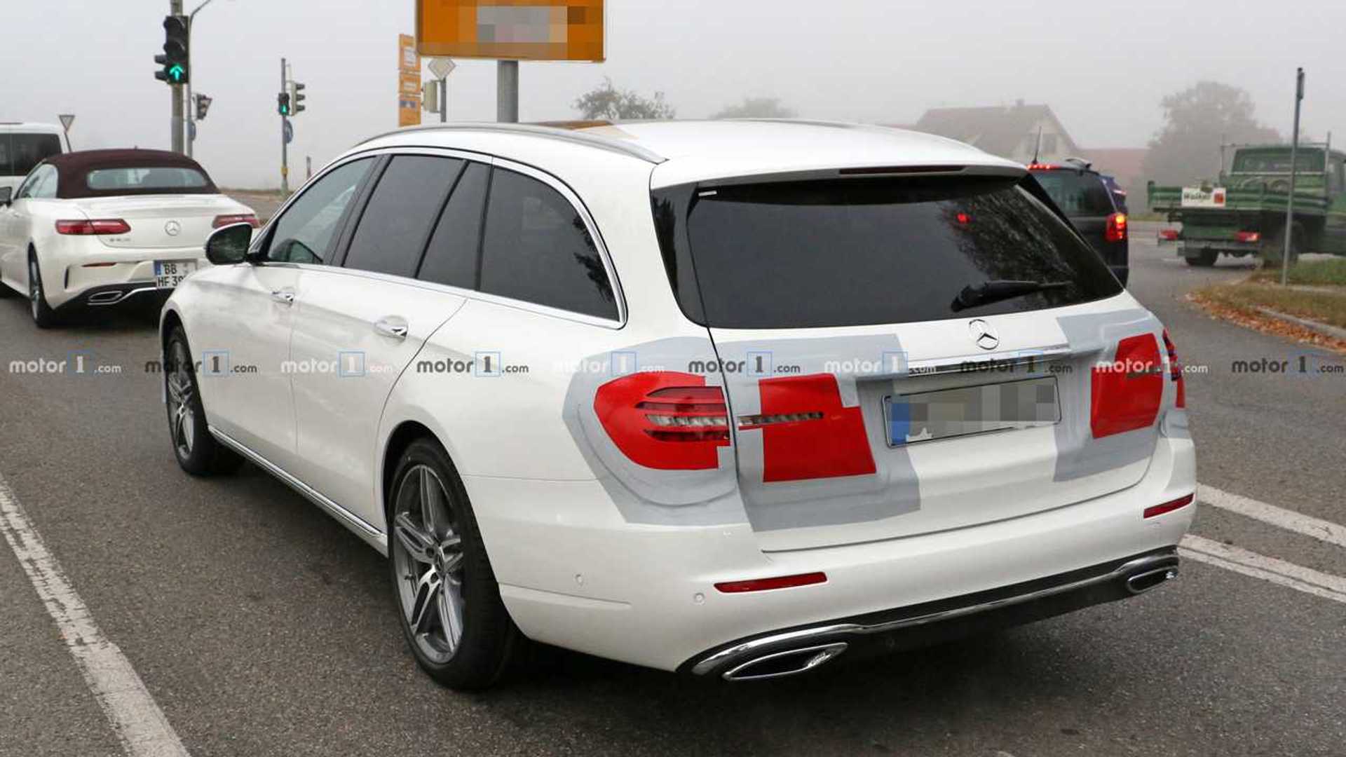 2020 Mercedes E-Class Wagon Dressed in White