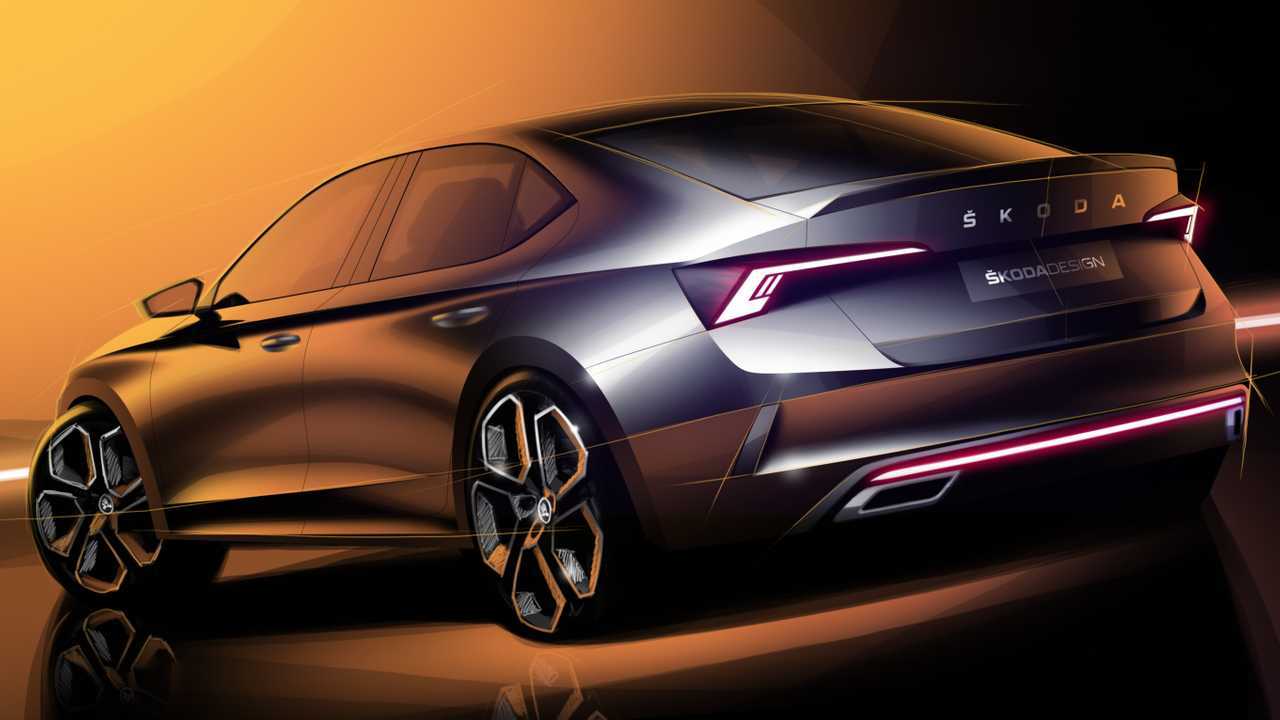 Skoda Octavia RS iV Hatchback and Wagon Teased, Will have 241 HP