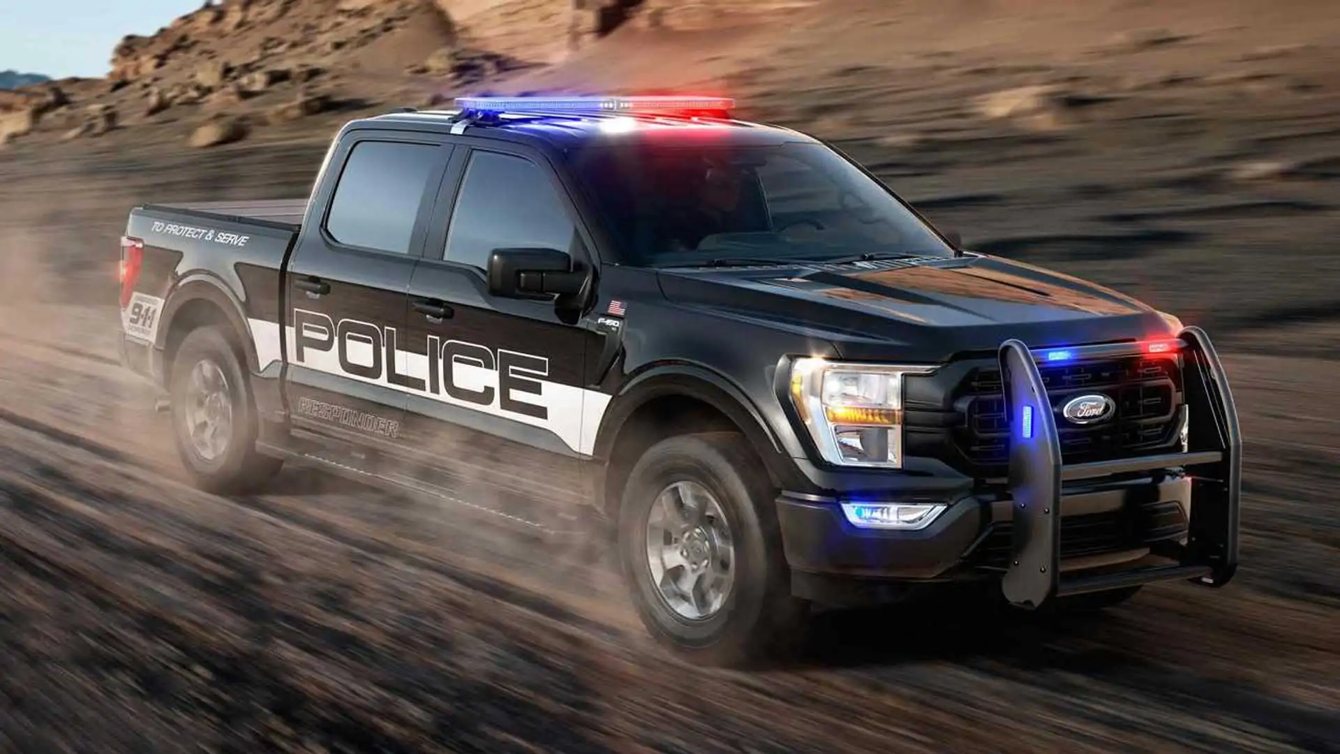 2021 Ford F-150 Police Responser Gets a Higher Top Speed, Auto 4x4