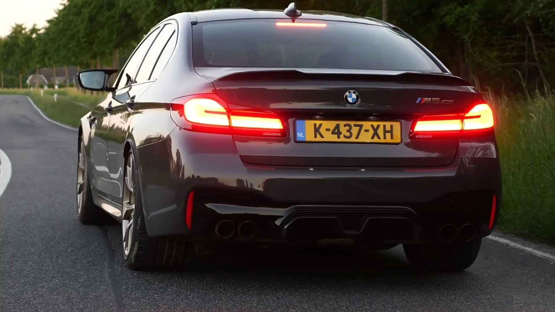 BMW M5CS Devoures The Autobahn In Ludicrous Acceleration Testing