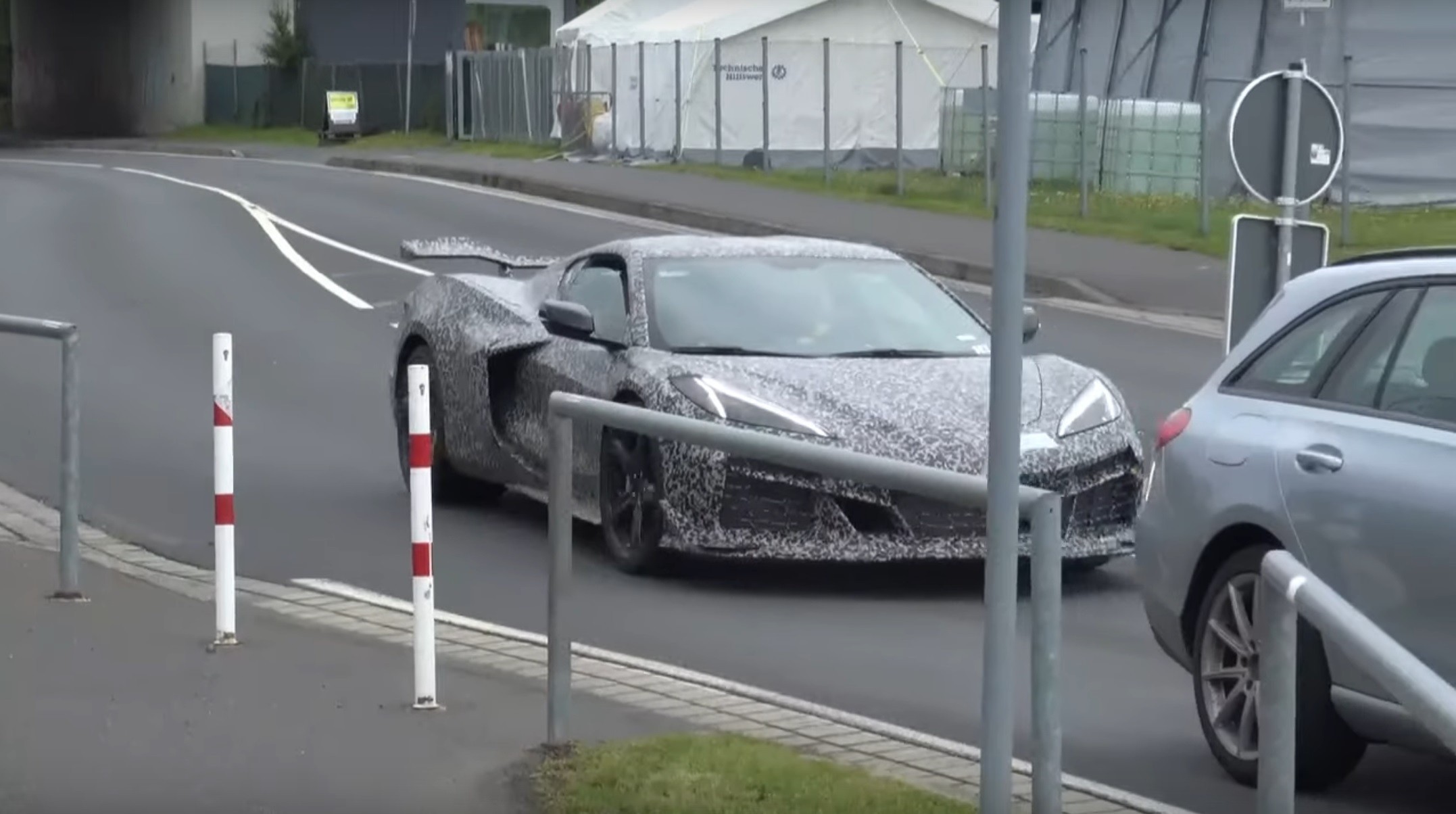 2023 Chevy Corvette Z06 Found In Traffic Near the Nurburgring