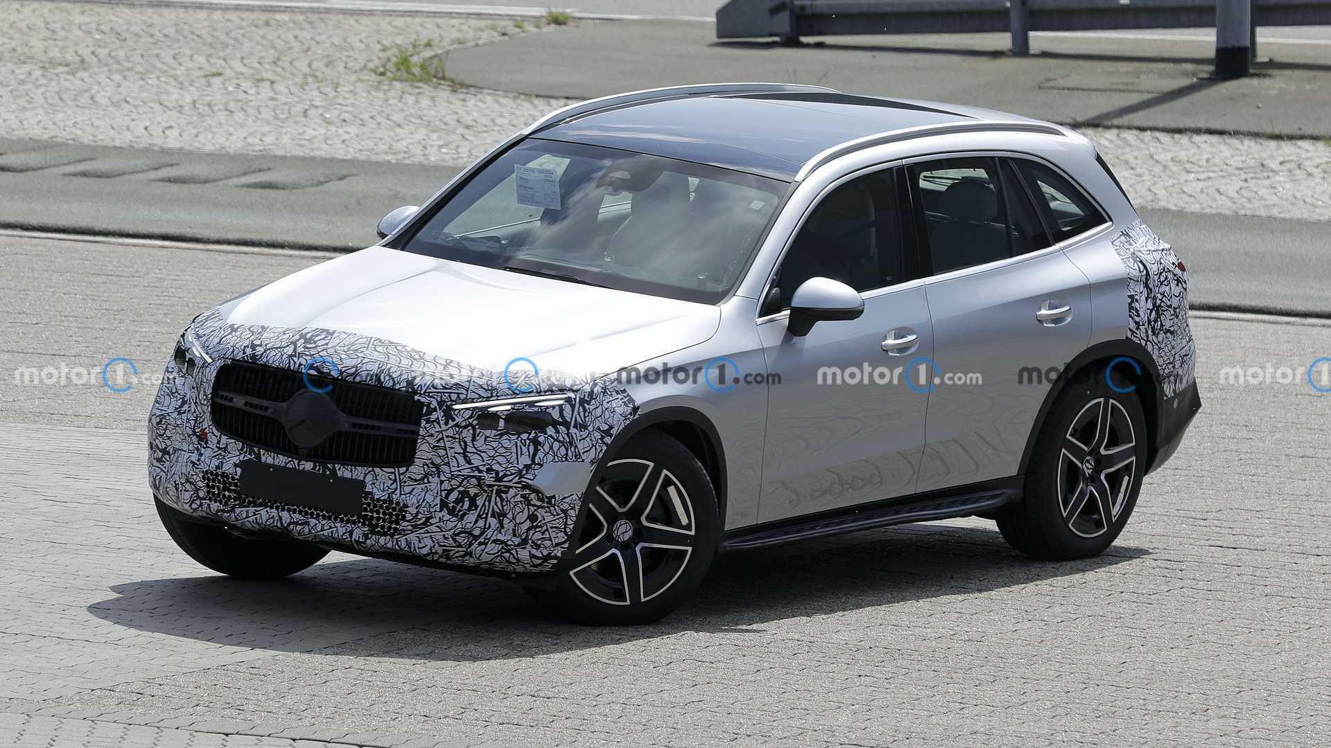 2023 Mercedes GLC Spied with Minimal Camo in Nearly 30 Images