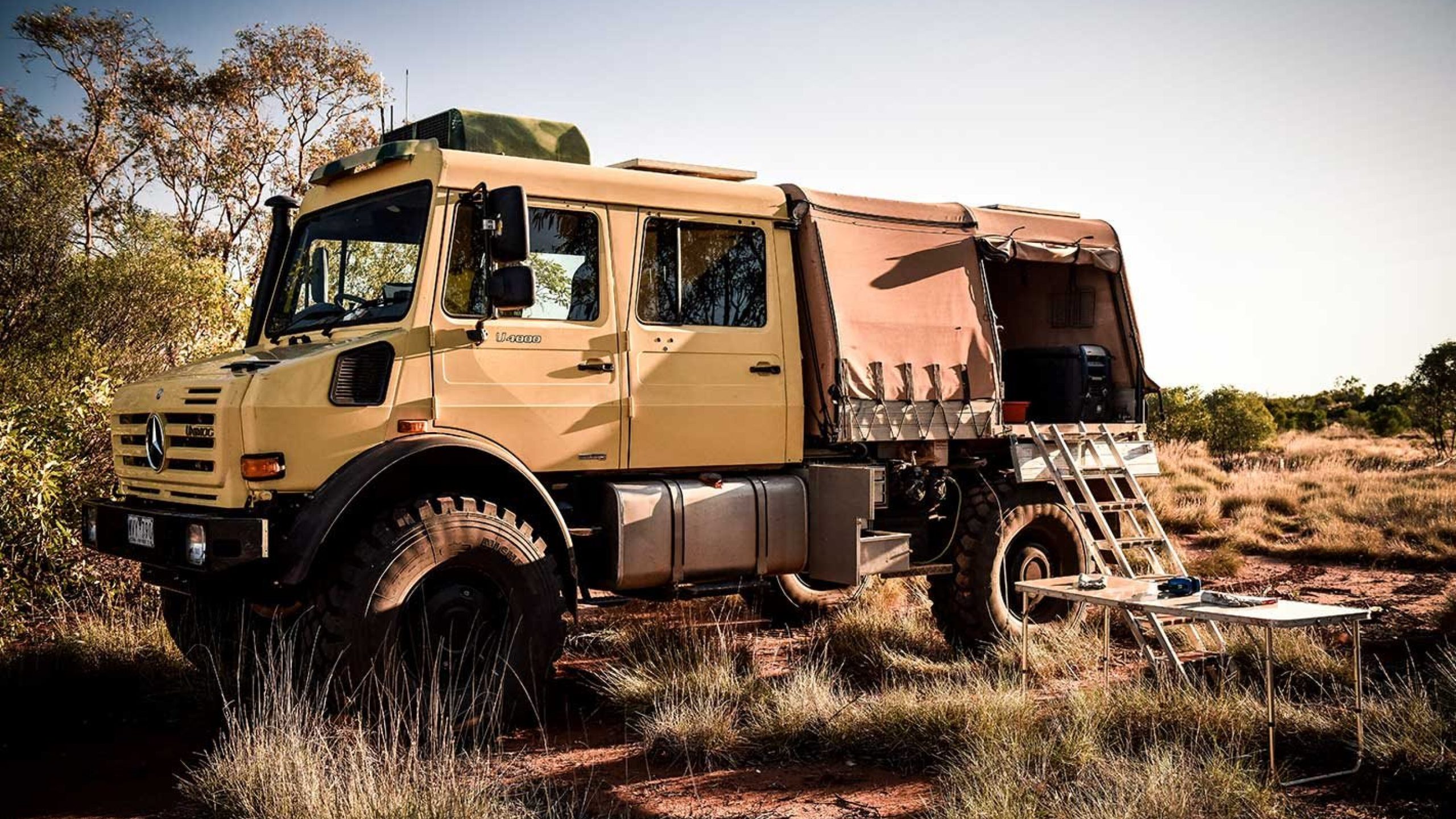 For EUR250k, rough it in Mercedes Unimog U 4000 camper