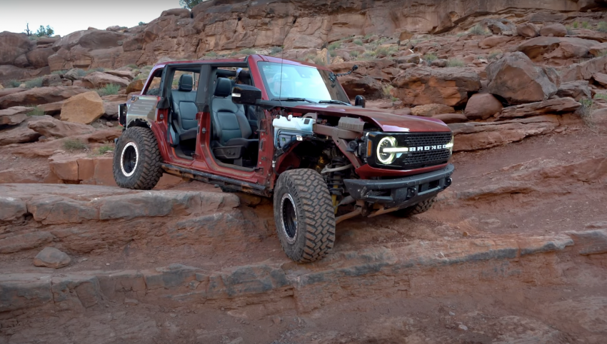 Pro Drifter Takes on Moab's Worst Stock, and Stripped Ford Bronco