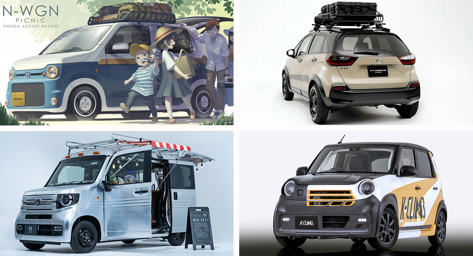 Honda N-Van Mobile Cafe, Rugged Debut for 2021 Tokyo Auto Salon