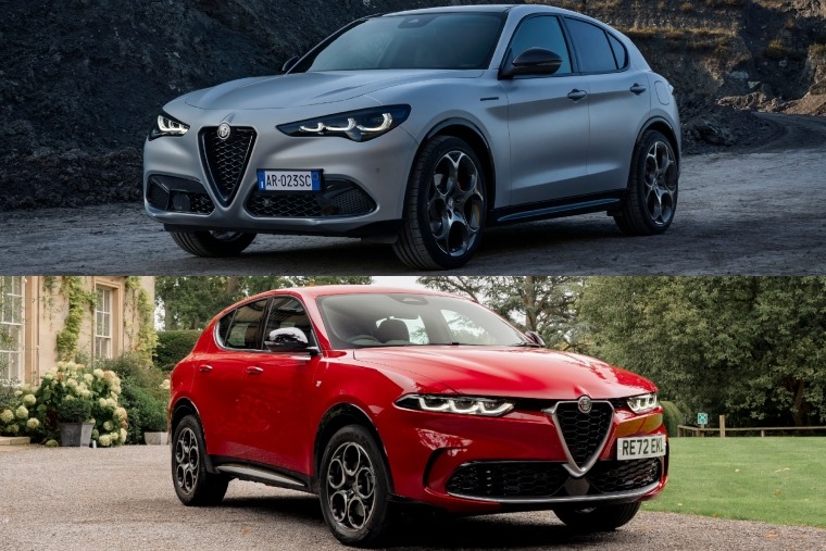 Stelvio and Alfa Romeo Tonale Show Size Difference