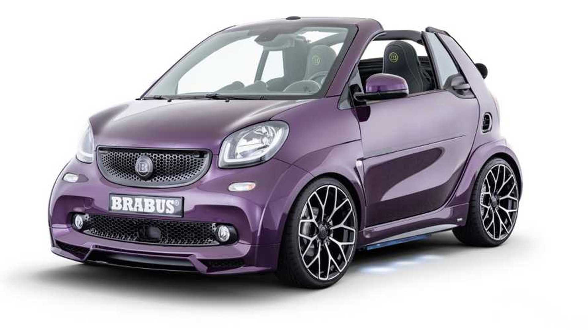 Brabus Ultimate E is a pint-sized purple Smart EQ for Frankfurt