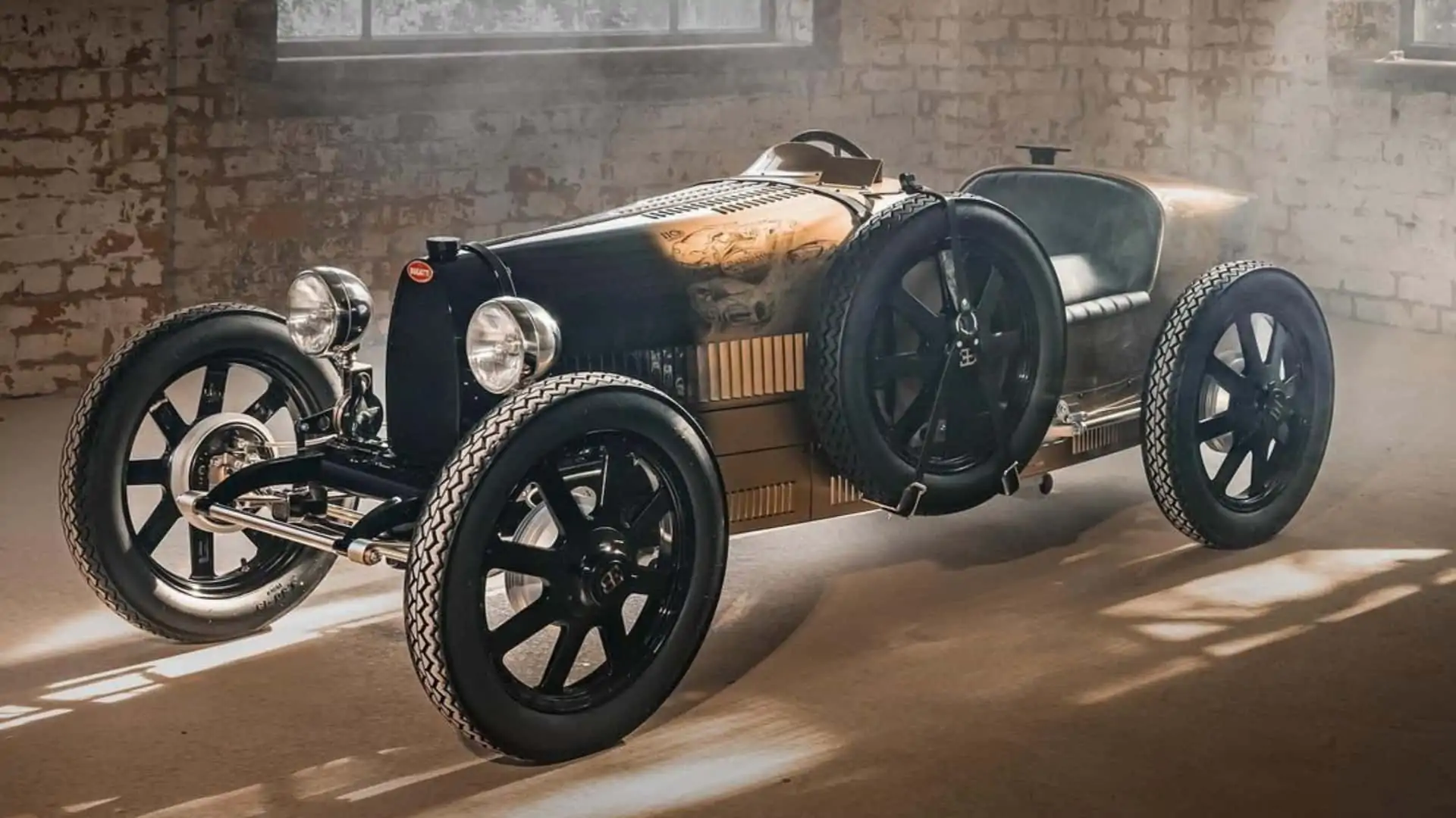 Even the Bugatti Baby II is highly customized